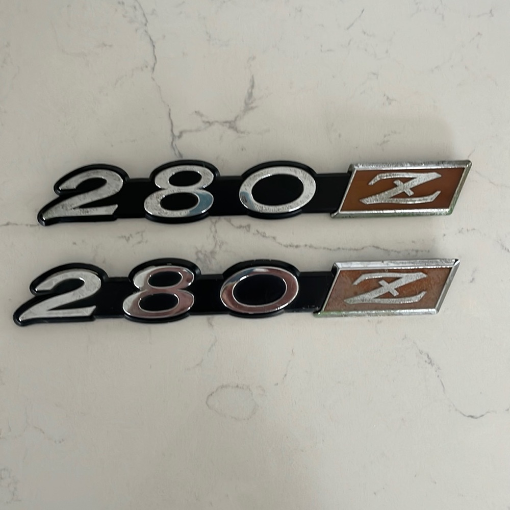 Datsun 280 Z Emblems Authentic Genuine OEM